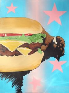 (“Buffalo Burger Study” by Frank Buffalo Hyde)